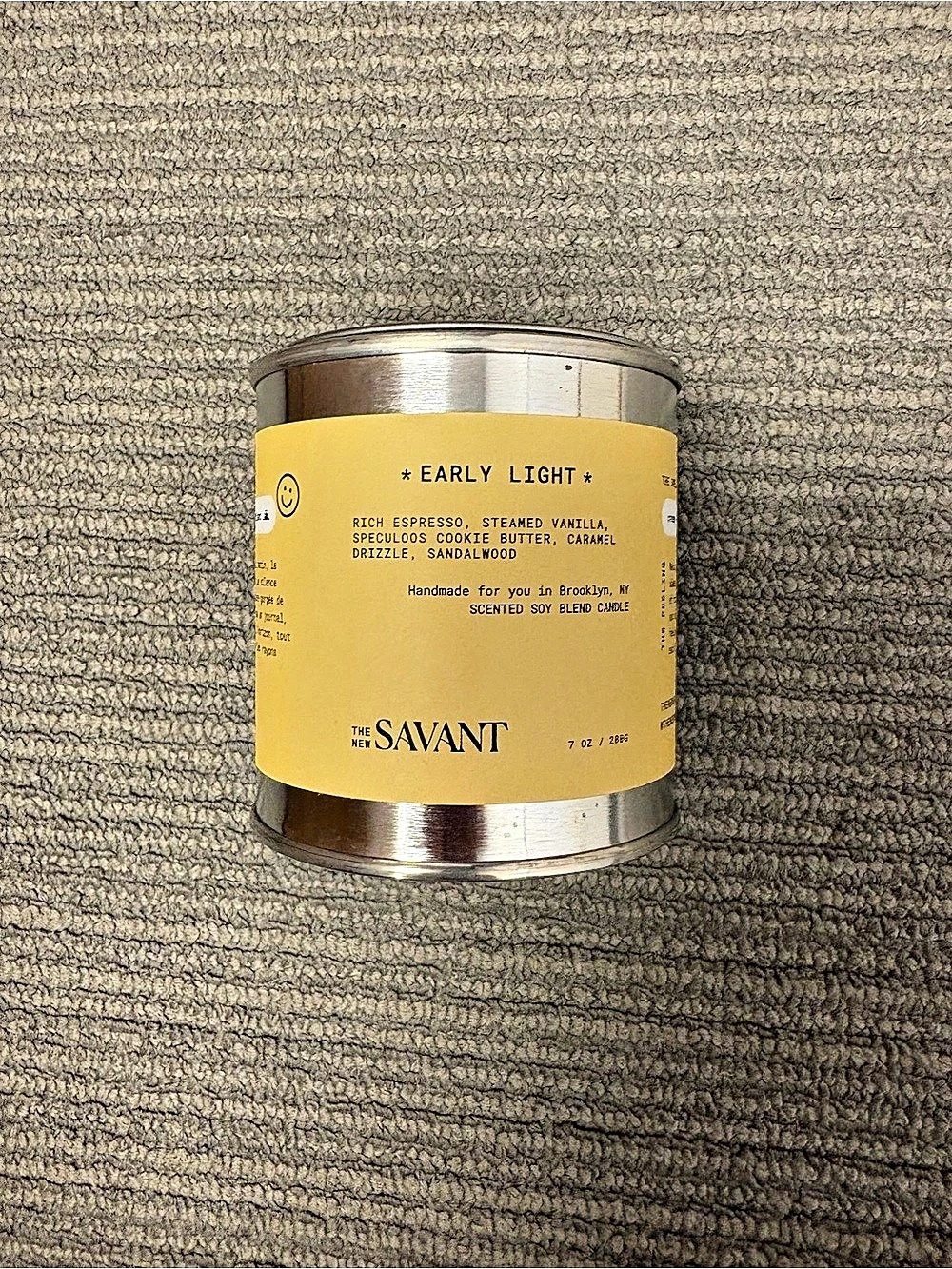 The Savant Early Light Scented Candle NWT